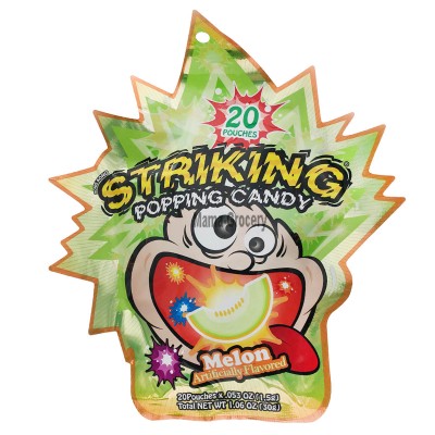 Striking Popping Candy (20pouches) Melon Flavoured